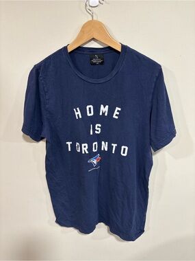 Men's Navy 'Home is Toronto' Graphic Tee